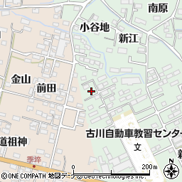 宮城県大崎市古川鶴ケ埣新江北3周辺の地図
