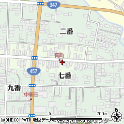 宮城県加美郡加美町岡町25周辺の地図