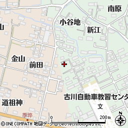 宮城県大崎市古川鶴ケ埣新江北2周辺の地図