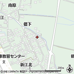 宮城県大崎市古川鶴ケ埣新江北198-6周辺の地図