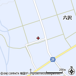 山形県尾花沢市六沢1047周辺の地図