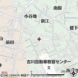 宮城県大崎市古川鶴ケ埣新江北42-6周辺の地図