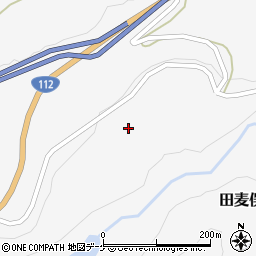 山形県鶴岡市田麦俣清水尻周辺の地図
