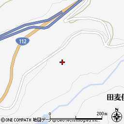 山形県鶴岡市田麦俣（清水尻）周辺の地図