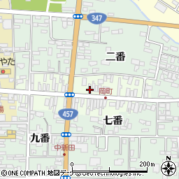 宮城県加美郡加美町岡町45周辺の地図