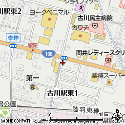 りらくる　大崎・古川店周辺の地図