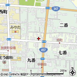 宮城県加美郡加美町岡町53周辺の地図