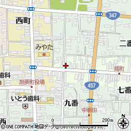 宮城県加美郡加美町岡町60周辺の地図