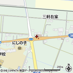 宮城県大崎市古川飯川（小谷地）周辺の地図