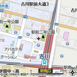 アパマンショップ古川駅前店周辺の地図