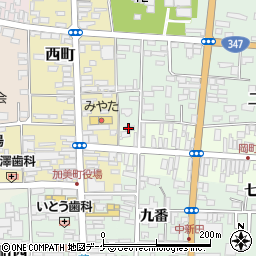 宮城県加美郡加美町岡町63周辺の地図