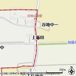 宮城県大崎市田尻北小牛田上新田周辺の地図