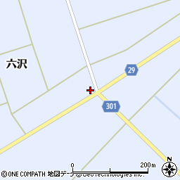山形県尾花沢市六沢270周辺の地図