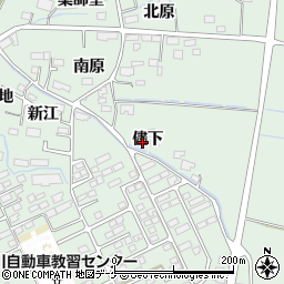 宮城県大崎市古川鶴ケ埣儘下周辺の地図