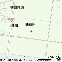 宮城県遠田郡美里町荻埣新前田周辺の地図