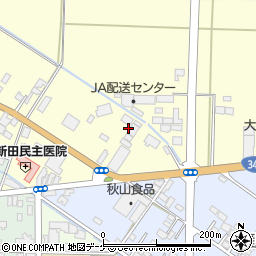 加美よつば農業協同組合　中新田支店営農経済課・野菜集出荷所周辺の地図