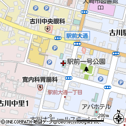 プラザホテル古川周辺の地図