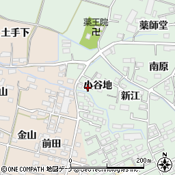 宮城県大崎市古川鶴ケ埣小谷地周辺の地図