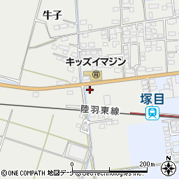 カメイ宮城支店古川営業所周辺の地図