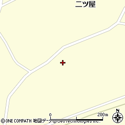 宮城県登米市豊里町二ツ屋340-1周辺の地図