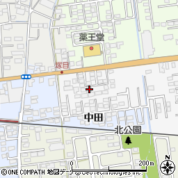 宮城県大崎市古川稲葉大江向7-8周辺の地図