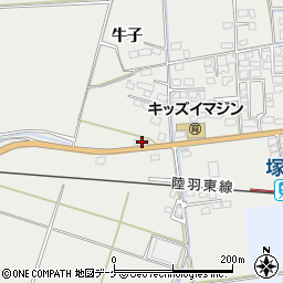 宮城県大崎市古川塚目千刈町249周辺の地図