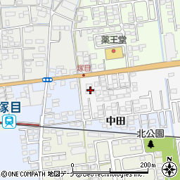 宮城県大崎市古川稲葉大江向2-1周辺の地図