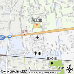 宮城県大崎市古川稲葉大江向7-14周辺の地図