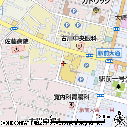 株式会社東北リファイメント　リオーネ古川店周辺の地図