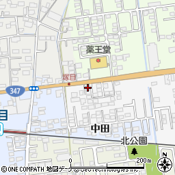 宮城県大崎市古川稲葉大江向7-4周辺の地図