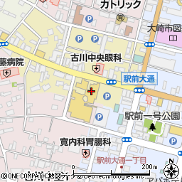 ストロベリーコーンズ古川店周辺の地図