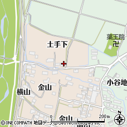 宮城県大崎市古川李埣土手下周辺の地図