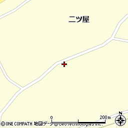 宮城県登米市豊里町二ツ屋330-2周辺の地図