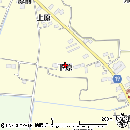 宮城県遠田郡美里町中埣下原周辺の地図