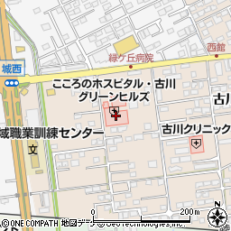 こころのホスピタル・古川グリーンヒルズ（菅野愛生会）周辺の地図