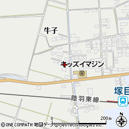 宮城県大崎市古川塚目千刈町253周辺の地図