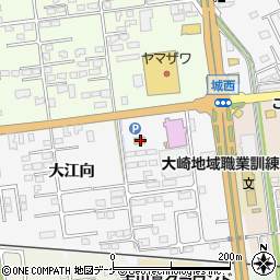 宮城県大崎市古川稲葉大江向125周辺の地図