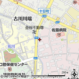 クリーニング富士防水古川十日町店周辺の地図