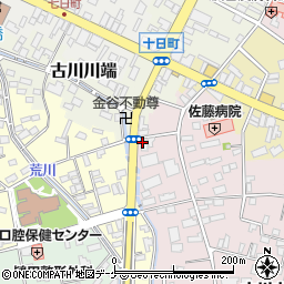 有限会社富士防水クリーニング　古川十日町店周辺の地図