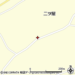 宮城県登米市豊里町二ツ屋215-3周辺の地図