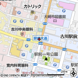 いろはにほへと古川駅前店周辺の地図