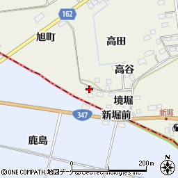 宮城県大崎市古川新堀高谷3周辺の地図