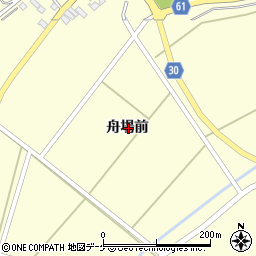 宮城県石巻市桃生町寺崎舟場前周辺の地図