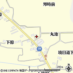 宮城県遠田郡美里町中埣丸池周辺の地図