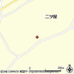 宮城県登米市豊里町二ツ屋215周辺の地図