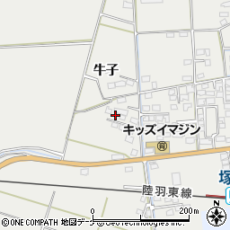 宮城県大崎市古川塚目千刈町245周辺の地図