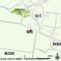 宮城県遠田郡美里町荻埣築山54周辺の地図