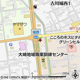 すき家４号古川西館店周辺の地図