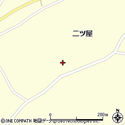宮城県登米市豊里町二ツ屋208周辺の地図