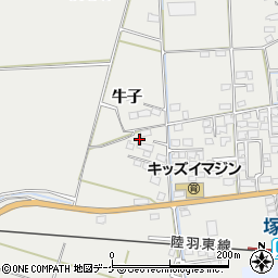 宮城県大崎市古川塚目千刈町242周辺の地図